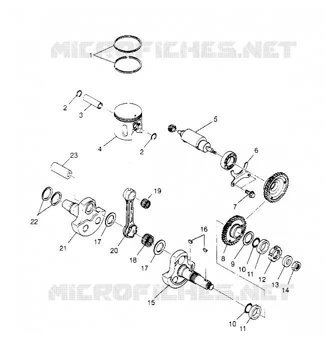 PISTÓN Y CIGÜEÑAL SCRAMBLER W957840 (4927252725C012)