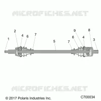 TREN, FRONT HALF SHAFT