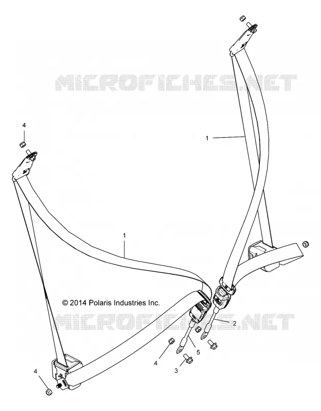 ASIENTO BELT MOUNTING