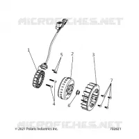 ENGINE, STATOR AND FLYRUEDA