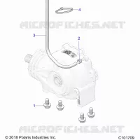 TREN, GEARCASE MOUNTING, FRONT