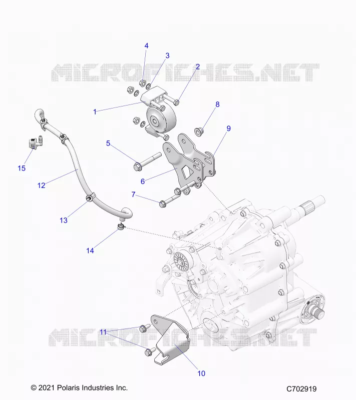 TREN, MAIN GEARCASE MOUNTING