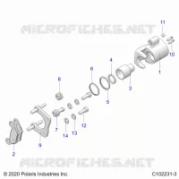 BRAKES, PINZA TRASERA