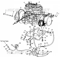 MONTAJE DEL MOTOR 600 RMK 0980958 and  EUROPEAN 600 RMK E980958 (4944634463C005)