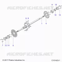 SUSPENSION TRASERA AXLE