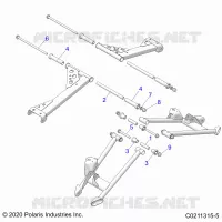 SUSPENSION TRASERA CONTROL ARM MOUNTING
