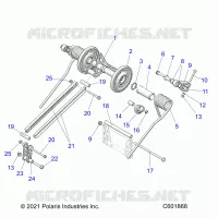 SUSPENSION, TRASERO ARM PAR