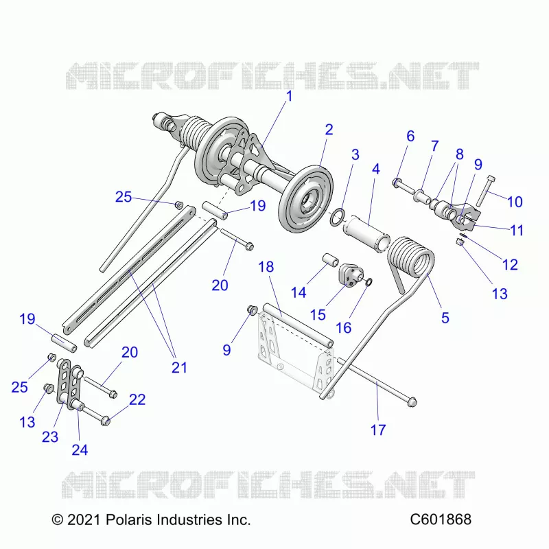 SUSPENSION, TRASERO ARM PAR