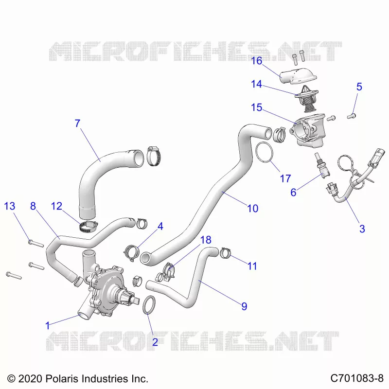 MOTOR, WATERPUMP AND BYPASS
