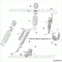 SUSPENSION TRASERA SHOCK MOUNTING