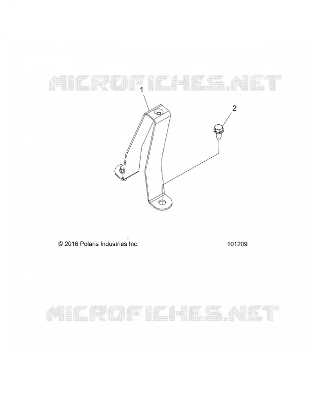 CHASIS, FUEL TANK SUPPORT BRACKET