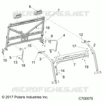 CHASSIS, CAB BASTIDOR
