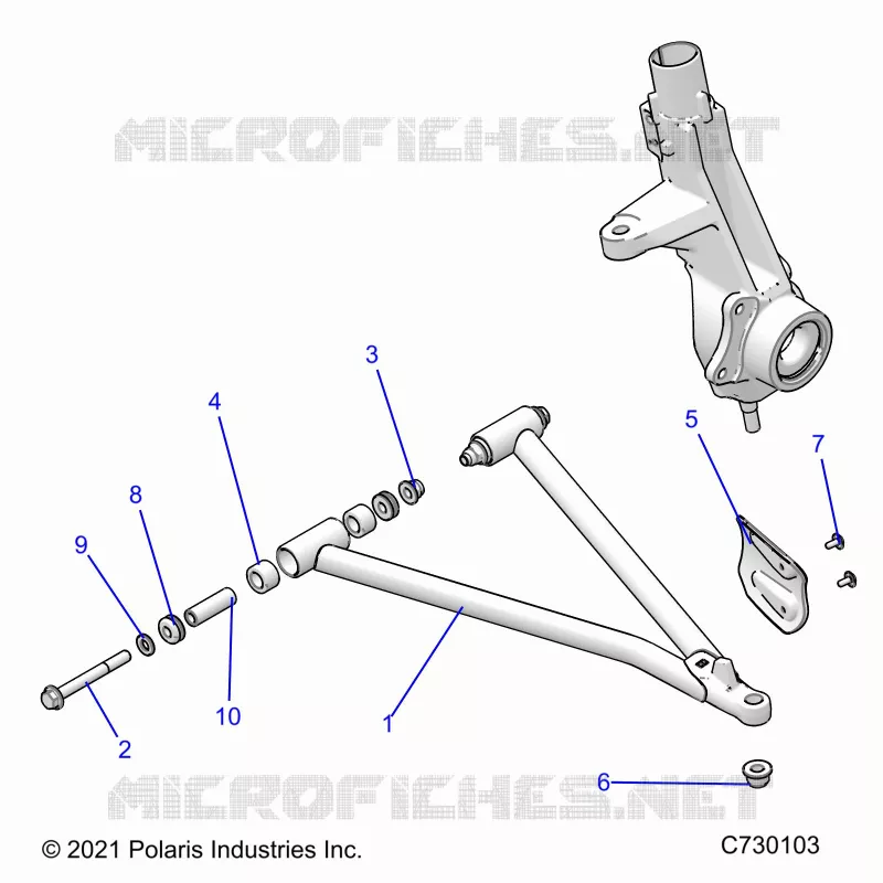 SUSPENSION, A-ARM AND PUNTAL MOUNTING