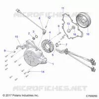 ENGINE, STATOR AND FLYRUEDA
