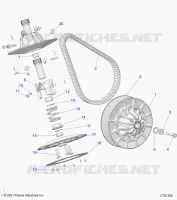 TREN, SECONDARY CLUTCH