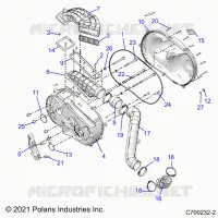 TREN, CLUTCH COVER AND DUCTING