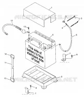 CAJA DE BATERIA SL 780 B974088 and Intl. SL 780 I974088 (4940924092B007)