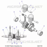ENGINE, PISTON AND CIGUEÑAL