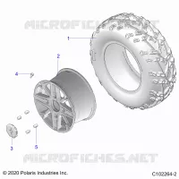 RUEDAS, REAR TIRE