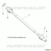 TREN, REAR PROP SHAFT