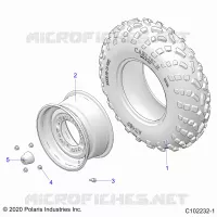 RUEDAS, FRONT TIRE