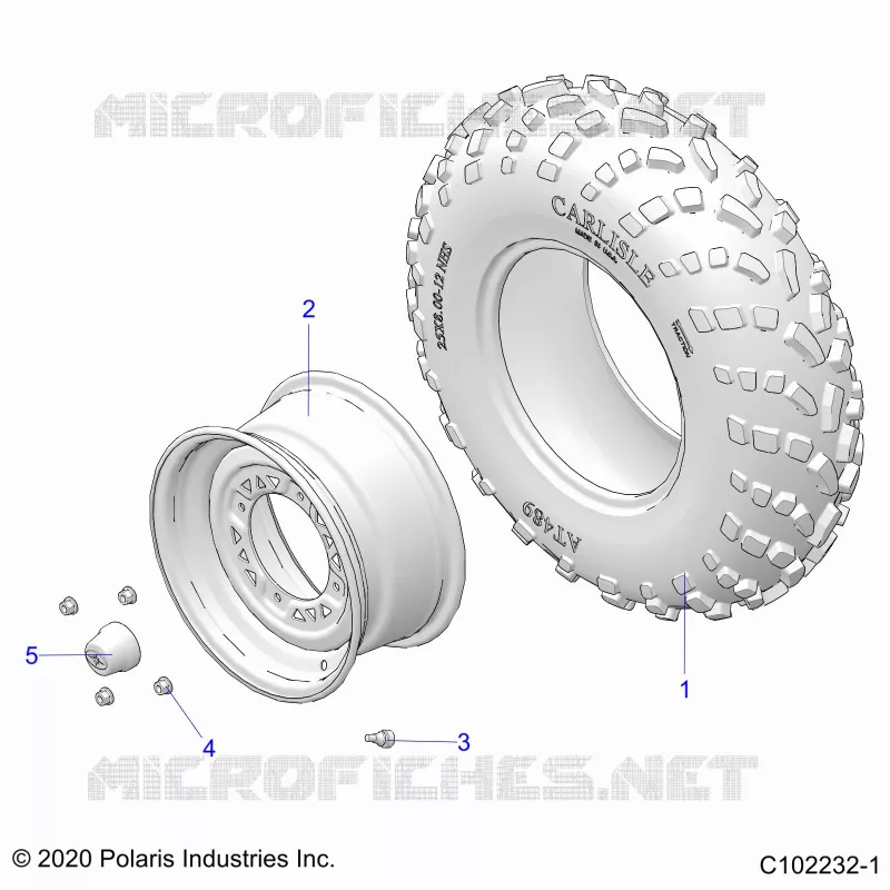 RUEDAS, FRONT TIRE