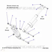 SUSPENSION, MONTAJE DE DESCARGA, REAR SUSP.