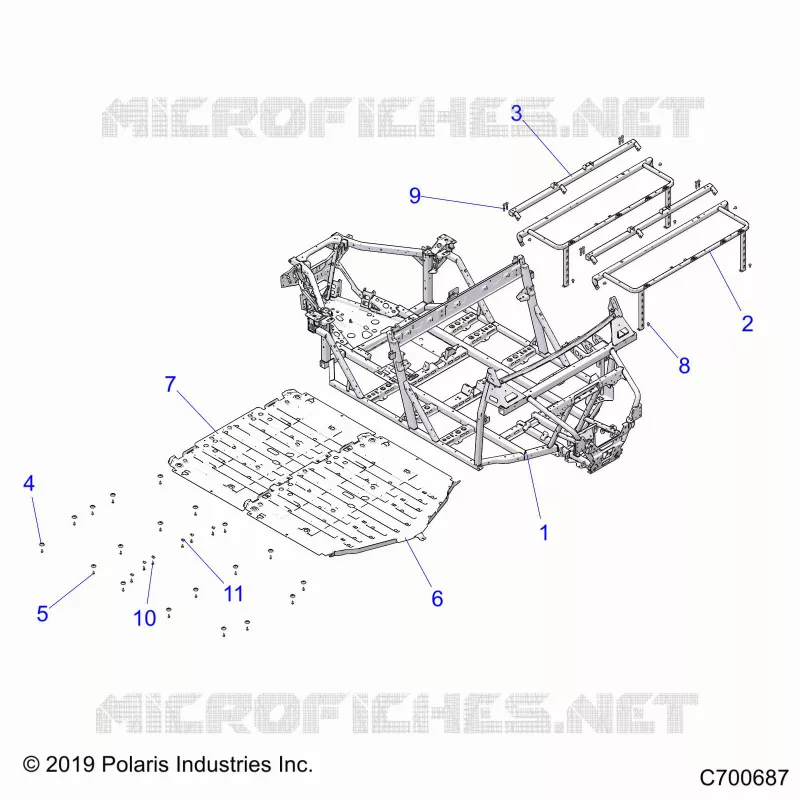 CHASSIS, MAIN BASTIDOR