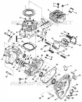 CAJA DEL CIGÜEÑAL AND CILINDRO SCRAMBLER 400L W97BC38C (4939893989D001)