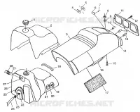 ASIENTO Y TANQUE DE GAS 440 XCR 0971660 (4937893789A006)
