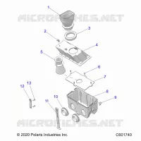 MOTOR, AIR BOX