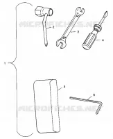 KIT DE HERRAMIENTA SL 700 B964066 and  Intl. SL 700 I964066 (4935633563B014)