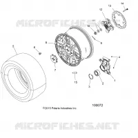RUEDAS, REAR AND HUB