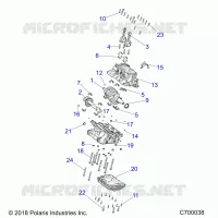 ENGINE, CRANKCASE AND CIGUEÑAL