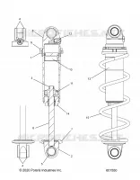 SUSPENSION, CHOQUE FRONTAL TRACK (CLEAR COIL OVER)