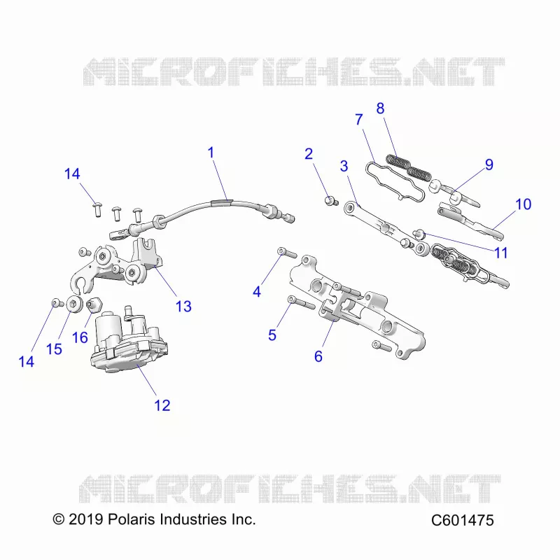 ENGINE, VALVOLA ESCAPE ASM. AND ACTUATOR
