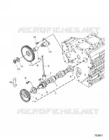 MOTOR, CAMSHAFT AND IDLE GEAR SHAFT
