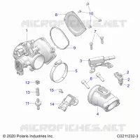 ENGINE, CUERPO DE MARIPOSA AND FUEL RAIL