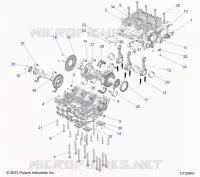 ENGINE, CRANKCASE, CIGUEÑAL