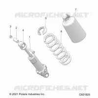SUSPENSION, CHOQUE FRONTAL TRACK (7045714)