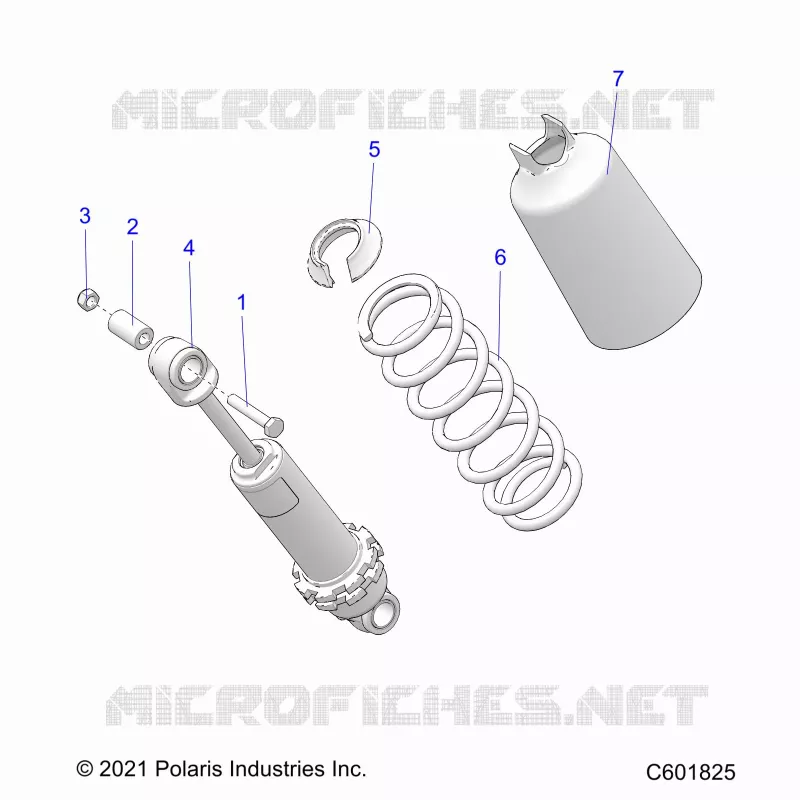 SUSPENSION, CHOQUE FRONTAL TRACK (7045714)