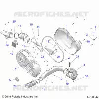 TREN, CLUTCH COVER AND DUCTING