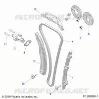 LA CADENA DE LEVAS AND TENSIONER