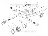 CHASIS, REAR brazo oscilante
