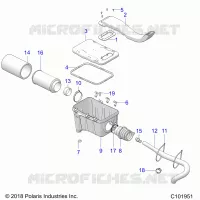 ENGINE, TOMA DE AIRE SYSTEM
