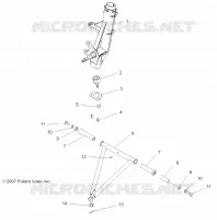 SUSPENSIÓN DELANTERA AND A-ARM MOUNTING