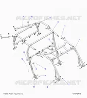 CHASSIS, CAB BASTIDOR