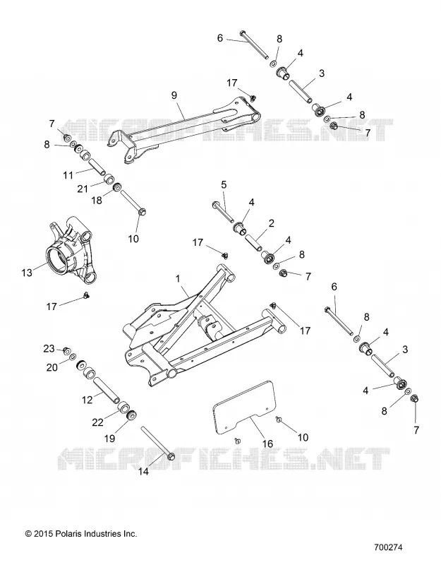 SUSPENSION TRASERA CONTROL ARMS