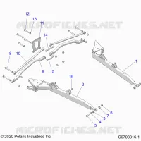 SUSPENSION TRASERA CONTROL ARMS
