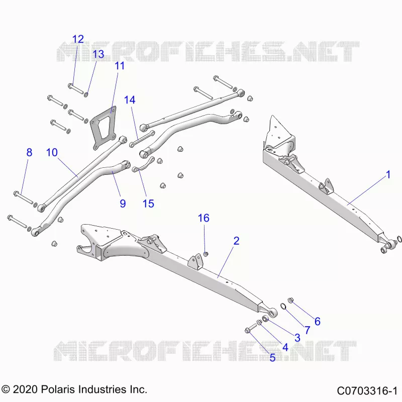 SUSPENSION TRASERA CONTROL ARMS